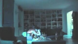 Mom with a colleague caught on spy camera