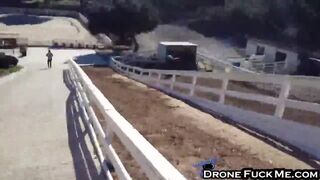 Drone Olivia Austing Outdoor Doggy Style Tattoo