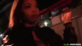 Cute Asian Amateur Picked Up Riding Cowgirl