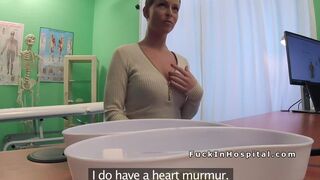 Hot Euro patient rimming and fucking doctor