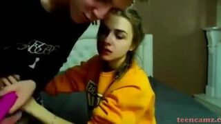 Young Couple has a lot of fun on cam
