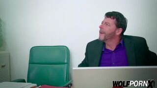 My boss Days Keiran is a horny bitch