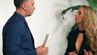 Hot Secretary Nicole Aniston Blows Big Cock Of Boss