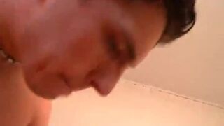 Blonde mother with sexy ass gets fucked on dining table
