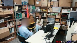 Teen shoplifts and mom comes in to solve the problem