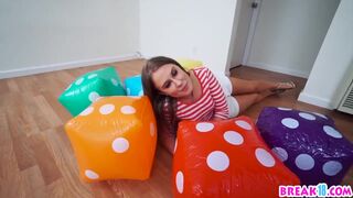 Playful Brunette Teen Brooke Bliss Rammed By Rod