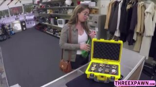 Slutty French brunette Charlie Harper takes cock and gets fucked by a horny dude