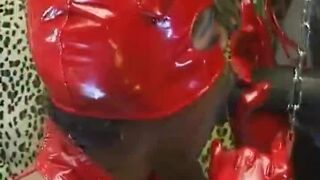 African Dominatrix Riding Black Slave Stiff Rod