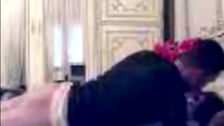 Amateur Arab girl fucked on bed by her bf