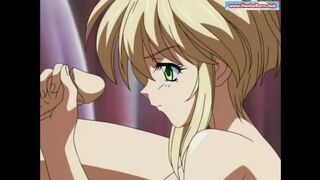 Sexy anime scene preseting a couple having hot fucking
