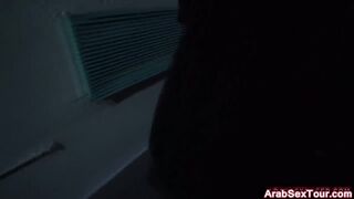Horny Arab burka wearing slut gets nailed doggy style