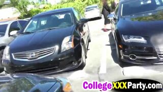 College Slut Alex Chance Gives Head And Bangs