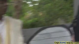 BBC fucking two slut female cops in a threesome way