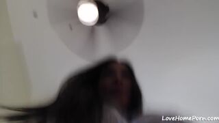 Busty Girl Dildoing Her Sexy Twat