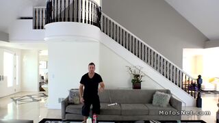 Teen perv caught masturbating on spycam