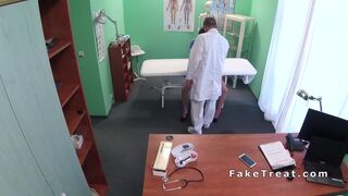 Nasty horny doctor bangs busty nurse