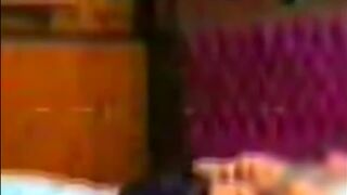 Sexy Arab girlfriend is lying on her belly while getting fucked