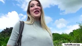 Blonde babe Tamara gets fucked by a hunk stud