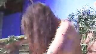 Chick Attacks Man With Her Big Tits & Pussy