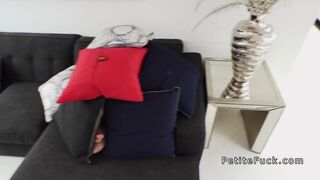 Double handed handjob for teen spinner