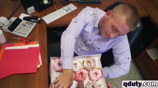 Dude gets fucked after being seduced by his coworker