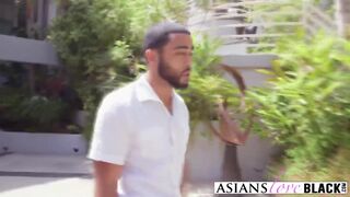 Asian Babe Mila Gets Ass Filled By Black Dong