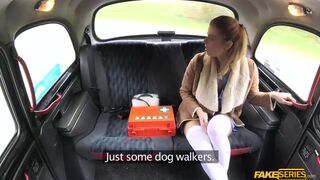 A bitchy Blonde  Nurse passenger lured the driver for sex