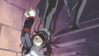 Shemale hentai gets handjob and cumshot