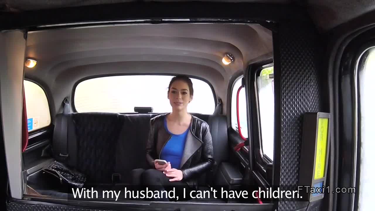 Fit Euro wife cheating in fake taxi