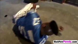 Back on days where amateur black rappers did porn with sultry ebony model