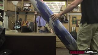 Horny pawndude fucks petite teen Dolly Little in he office