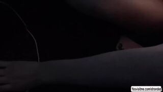 Hot Jessica Rex seductively strips for a free lift