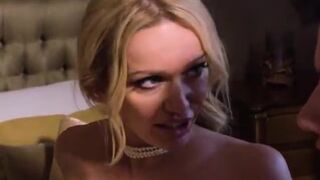 Hung Stud Gets Shared By Hot Stepmom And GF