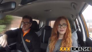 Ella Hughes gets fucked hard by her driving instructors