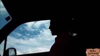 Brooke Lee is a sexy hitchhiker fucked in the car