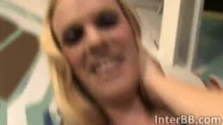 Hydii May takes long black schlongs in gang bang