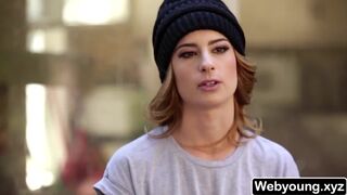 Blonde Chloe Couture wants to play with her new found sister Kristen