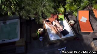Drone catches lesbian teens in the act