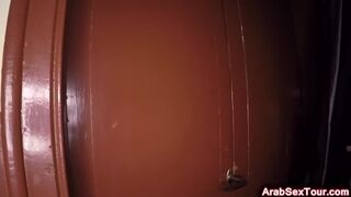 Young Arab Arab Spreads Legs And Takes Big Dick In Her Shaved Pussy