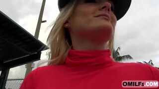 Kristina Reese serves herself a big cock in her pussy