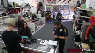 Couple bitches sucks cock and gets fucked for stealing