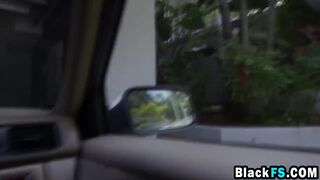 Shy Asian teen slut could not wait to get fucked by that big black cock