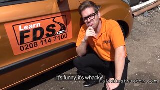 Big dick instructor bangs busty journalist