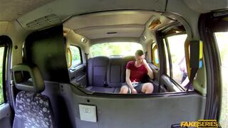 Busty Michelle Thorne rides on a bigcock in the taxi