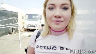 Perky tits amateur eurobabe fucked hard for a few bucks