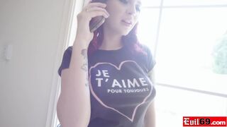 Redhead Amber Ivy interracial anal date she found on an app