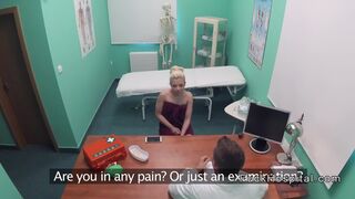 Doctor bangs blonde after shower