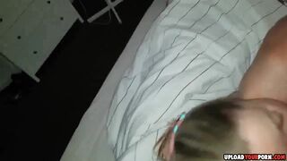 After A Doggy Cum Goes In Her Mouth