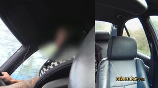 Cop nailed milf pussy outdoors