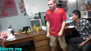 Guys go dirty fill each other's butts with cocks in the dorm